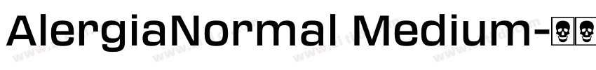 AlergiaNormal Medium字体转换